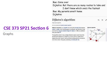 [CSE 373 SP23] Section 6: Graph Traversal