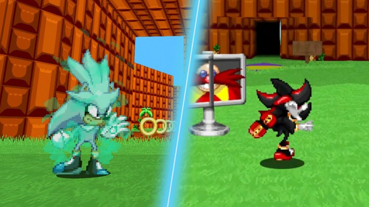 Shadow And Silver In Sonic Robo Blast 2 V2 2 Youtube - srb2 amy roblox