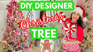 ?DIY DESIGNER CHRISTMAS TREE DECOR + HOW TO USE DECO MESH + BOWS? Olivias Romantic Home DIY