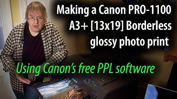 Canon PRO-1100: Glossy Borderless A3+ Print | Canon