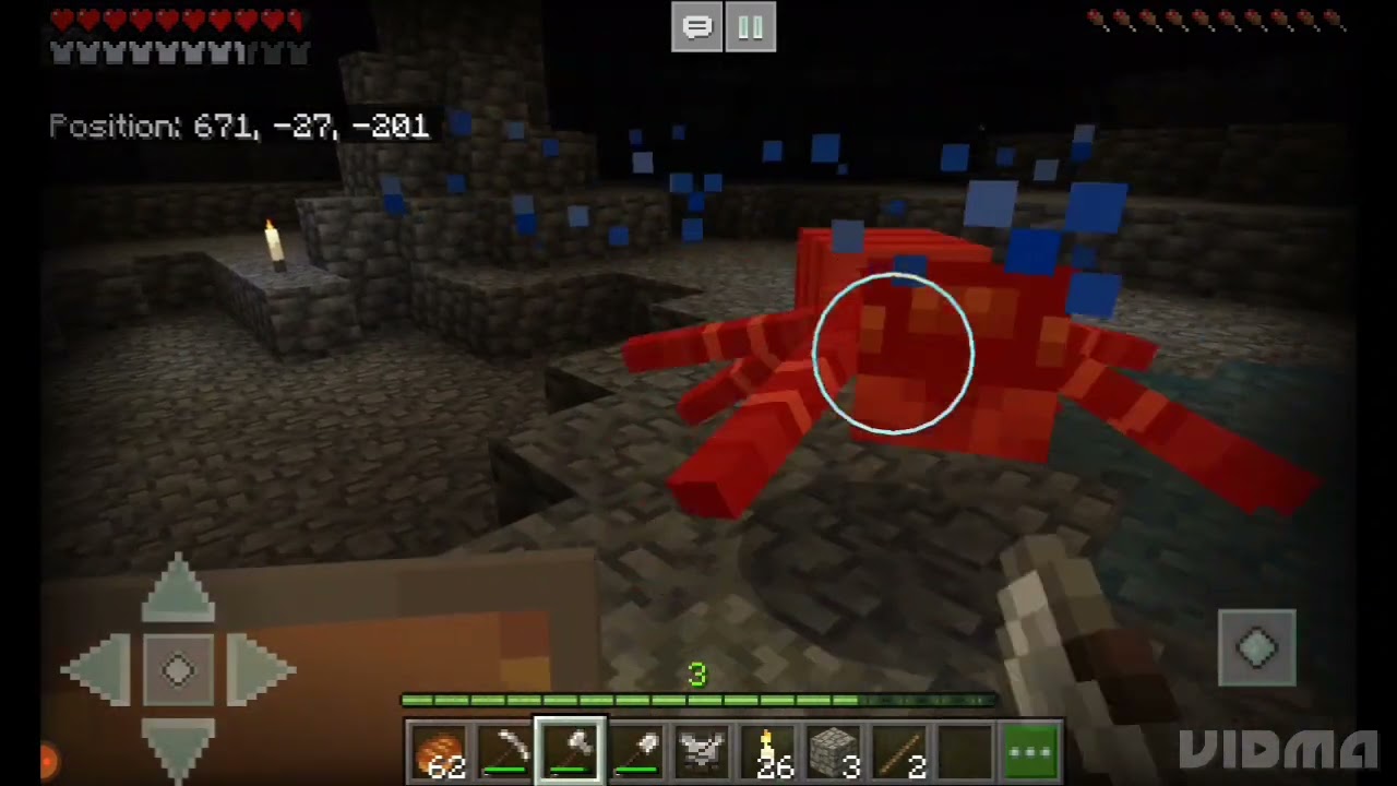 finding diamonds and making a secret tunnel under bed