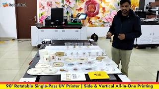 Plastic Cups & Containers Printing All‑In‑One Single Pass UV Printer