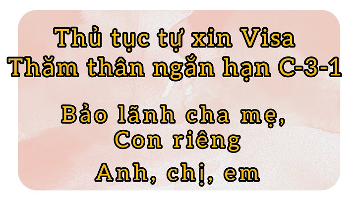 Visa thăm thân hàn quốc là visa gì