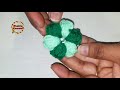 Hand Embroidery:Wow Super Easy Wool Flower Double Colour Trick Make With Hair comb,Sewing Hack