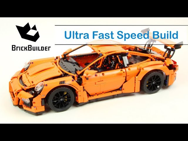 This Lego Porsche 911 GT3 RS Build Timelapse Is Insanely Entertaining