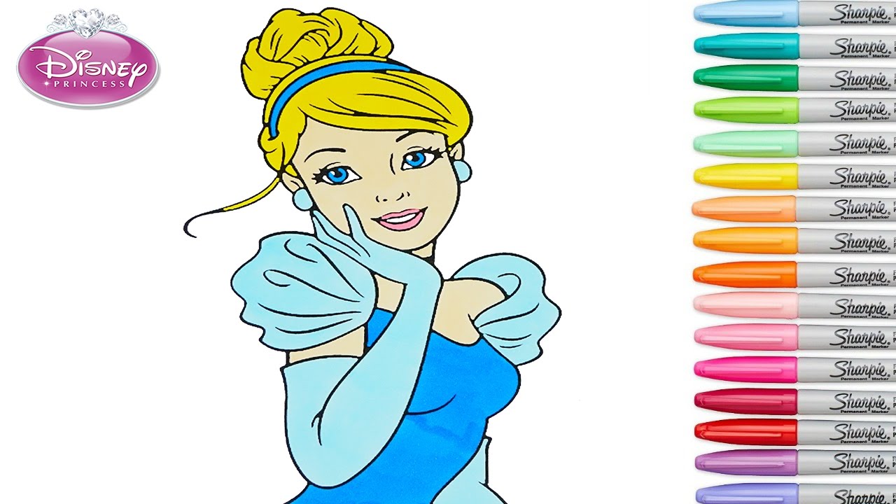 Disney Princess Coloring Book Pages Cinderella Rainbow Splash ... Disney Princess Coloring Book Pages Cinderella Rainbow Splash ...