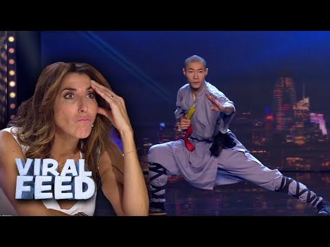 KUNG FU WARRIOR IMPRESSES JUDGES with CRAZY skills on Spains Got Talent 2019 | VIRAL FEED