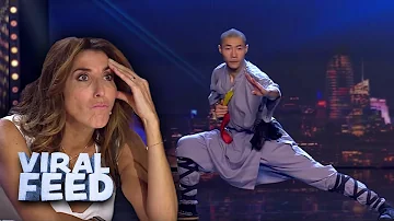 KUNG FU WARRIOR IMPRESSES JUDGES with CRAZY skills on Spains Got Talent 2019 | VIRAL FEED