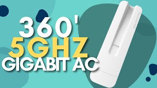 Unboxing Mikrotik Omnitik-5AC - Omni MIMO 360 Degree