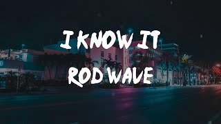 Rod Wave - I Know It (lyrics)