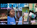 COLLEGE VLOG 002: *loner edition* , trying boba tea🧋, new nails💅🏾, car cleaning, + more🫶🏾