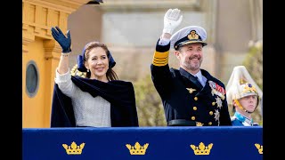 With Pictures! Danish Royals on first state visit to Sweden - Day 1