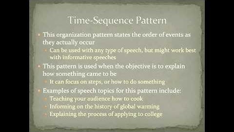 Patterns of Organization