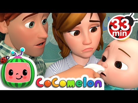 Sick Song + More Nursery Rhymes & Kids Songs - CoComelon