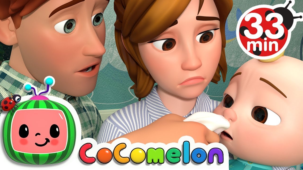 Sick Song + More Nursery Rhymes & Kids Songs - CoComelon