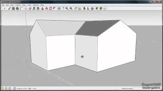 Расчёт площади крыши дома в SketchUp Расчёт площади крыши дома в SketchUp
