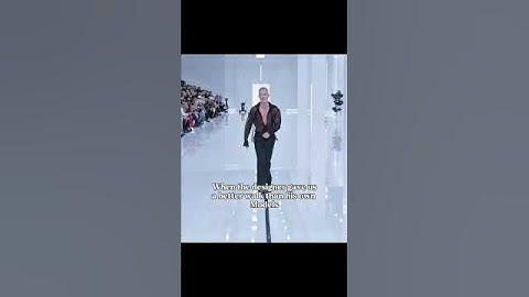 When the designer gave us a better walk than his own models 😱 #shorts #model#runwaymodel #fashion