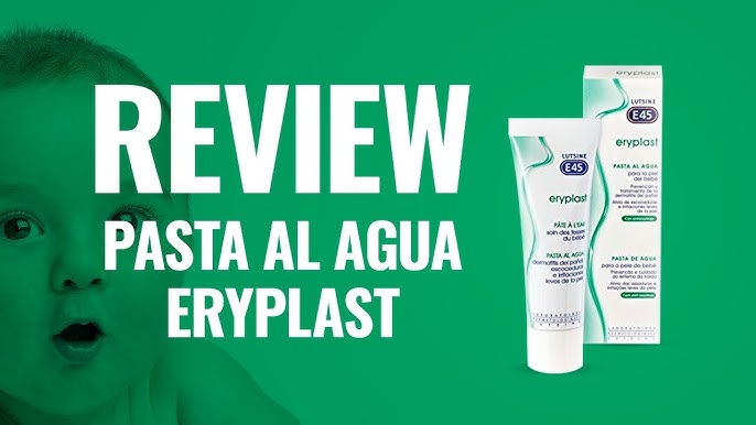 Eryplast Pasta al Agua 125 gr - Pomada Protectora, Crema de Pañal para Bebé  – Calma, Cuida y Protege la Piel de tu Bebé de Dermatitis de Pañal –  Hipoalergénico, Sin Perfume y Testado Pediátricamente : : Bebé