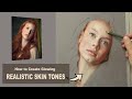 Pastel portrait tutorial  how to draw realistic glowing skin tones using pastel pencils