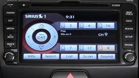 10. SiriusXM Satellite Radio: Setting Presets