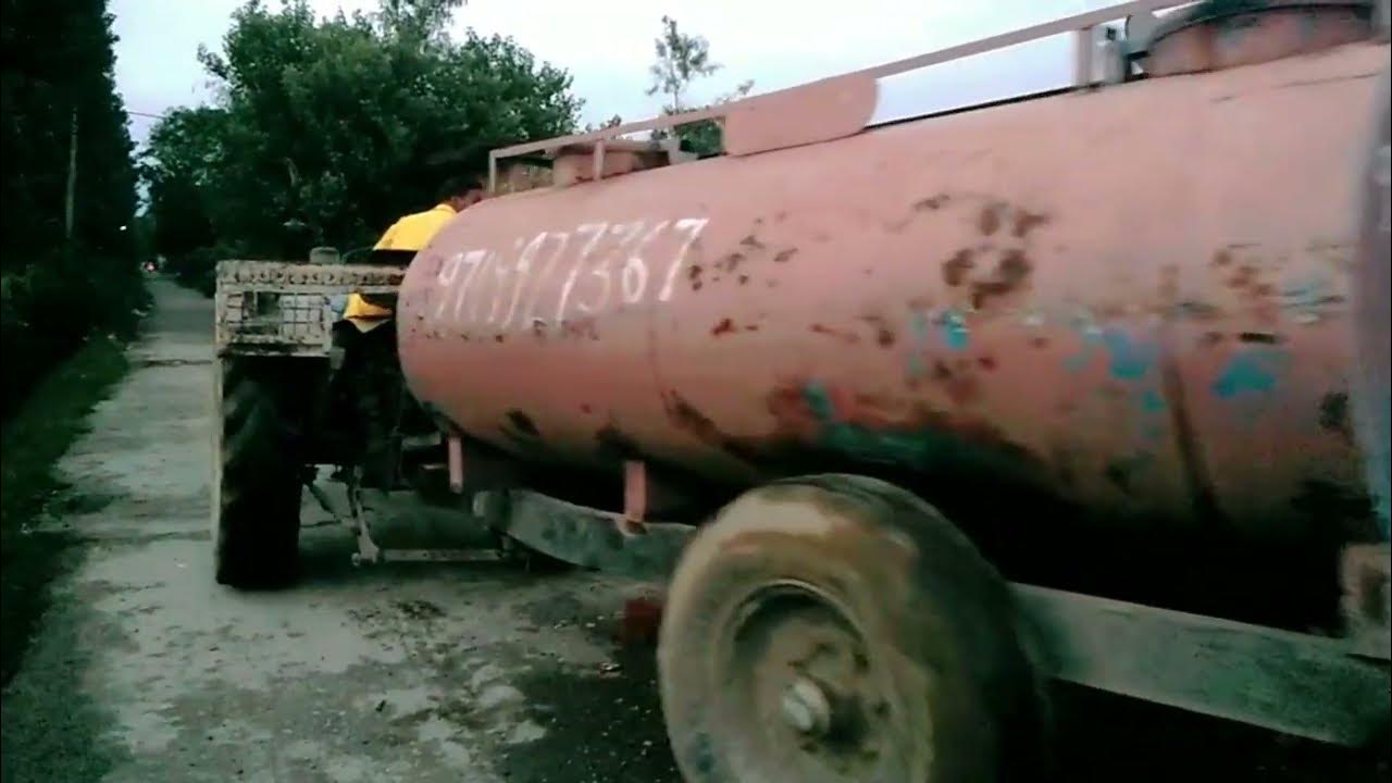 tractor ki video. pani ka tankar. tankar tractor. tractor. powertrac