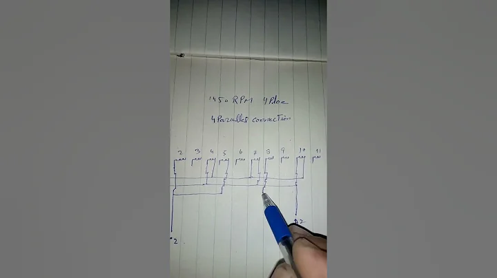 3 phase induction motor 4ploe1450rpm 4 parallel connection diagram