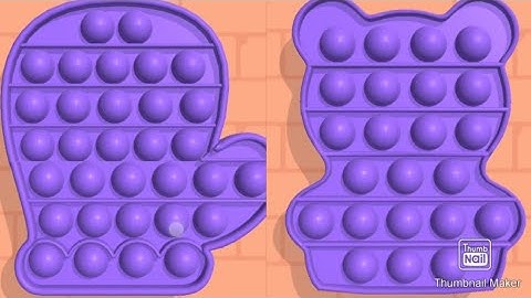 Pop it fidget 3D Gameplay , Very relaxing and satisfying gameplay