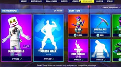 new marshmello skin set out right now january 31st new fortnite daily item shop update duration 2 56 15 - what is currently in the fortnite item shop right now