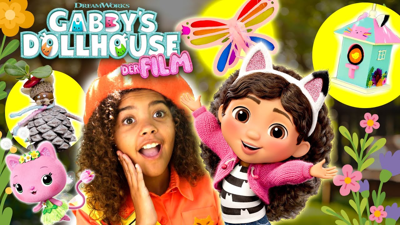 40 Minuten Gartenhandwerk & DIY für Kinder 🌈🌻 Jede Folge von GABBY'S DOLLHOUSE: GARTENZAUBER