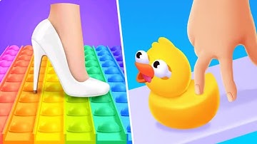 Fidget Run 🆚 Crushy Fingers - All Levels Gameplay Android,iOS Walkthrough New Game Update GHYD6734