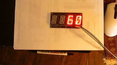 16-Segment Font Demonstration