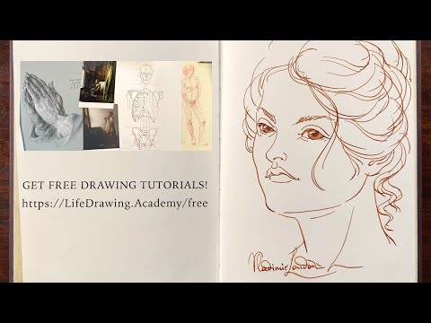 How To Make A Quick Sketch Of A Female Head