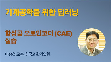 [기계공학을 위한 딥러닝] 15 CAE lab (합성곱 오토인코더 실습)