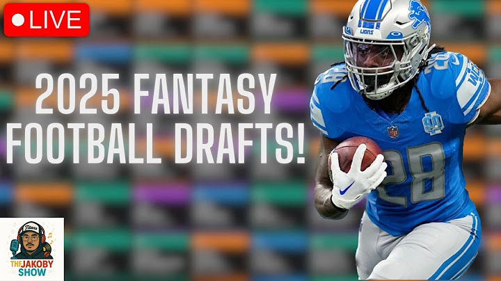 LIVE 2025 Fantasy Football Drafts #4