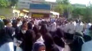 16 JUNE 2009 - Doctors and nurses are protesting in a major hospital in Tehran - Iran