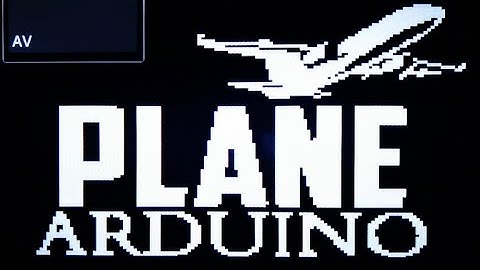 Arduino Game on TV - Plane