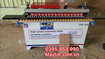 Máy dán cạnh mini 5 chức năng WD900 tự động cắt đầu cuối - hotline/zalo: 0395453990