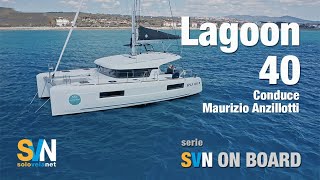 Lagoon 40  Beneteau  ITA  SVN ON BOARD  4k