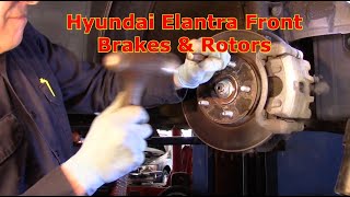 How To Replace Front Brakes Hyundai Elantra 2010-2016