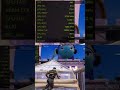 RTX 5080 &amp; Ryzen 9 fps test on fortnite chapter 7 #fortnite #rtx5080 #fps #benchmark