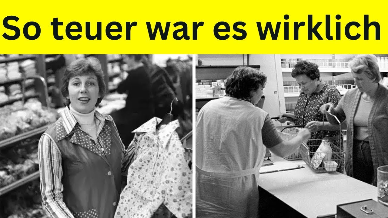 Lebensmittelpreise in der DDR: 20 Einkäufe die Heute unvorstellbar sind