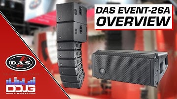 DAS EVENT-26A Ultra-Compact Line Array Cabinet Overview with Darrin "B-SIDE" Young