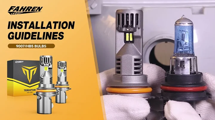 How To Install 9007 HB5 Led Light Bulbs