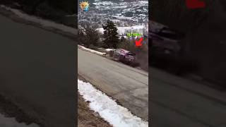 180 KM/H... FLEW OFF A CLIFF! 😱 | Ott Tänak Monte-Carlo Rally Crash #shorts #wrc #crash #cars