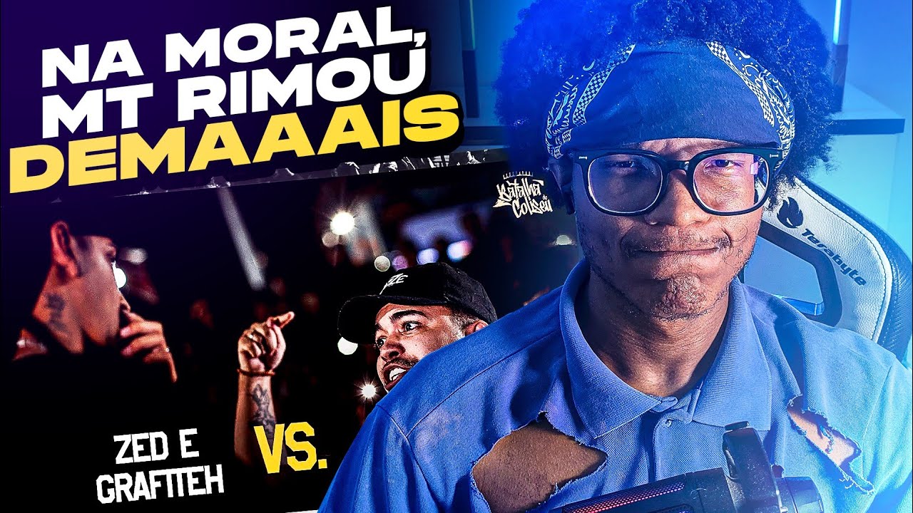 (O MELHOR DO ANO!🔥) X JHONY E MT x GRAFITEH E ZED | React | GRANDE FINAL - BATALHA DO COLISEU