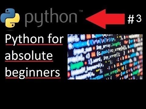 Python for absolute beginners #3 - If statements and while loops - YouTube