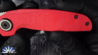 HMC Knives Transient 2.9 V3 Subliner Dark ZirBlast Magnacut Blade, Morphaholic Red Glass Handle
HMC Knives Transient 2.9 V3 Subliner Dark ZirBlast Magnacut Blade, Morphaholic Red Glass Handle
Discover unmatched sharpness and durability with the Transient 3.2 V3, featuring a CPM MagnaCut blade. Its 63.5 hRC hardness means you get a blade that that not only cuts with unmatched precision but also stays sharp longer.
It’s not just a knife; it’s a part of your EDC so, carry it with confidence, thanks to the deep carry titanium pocket clip. Every component, from the titanium back spacer to the pivot collars, reinforces our commitment to your knife’s longevity. Experience the smooth, satisfying blade deployment, courtesy of Skiff Made ceramic multi-row bearings and a ceramic detent ball.
https://pvk.com/hmc-knives-transient-2-9-v3-subliner-dark-zirblast-magnacut-blade-morphaholic-red-glass-handle HMC Knives Transient 2.9 V3 Subliner Dark ZirBlast Magnacut Blade, Morphaholic Red Glass Handle