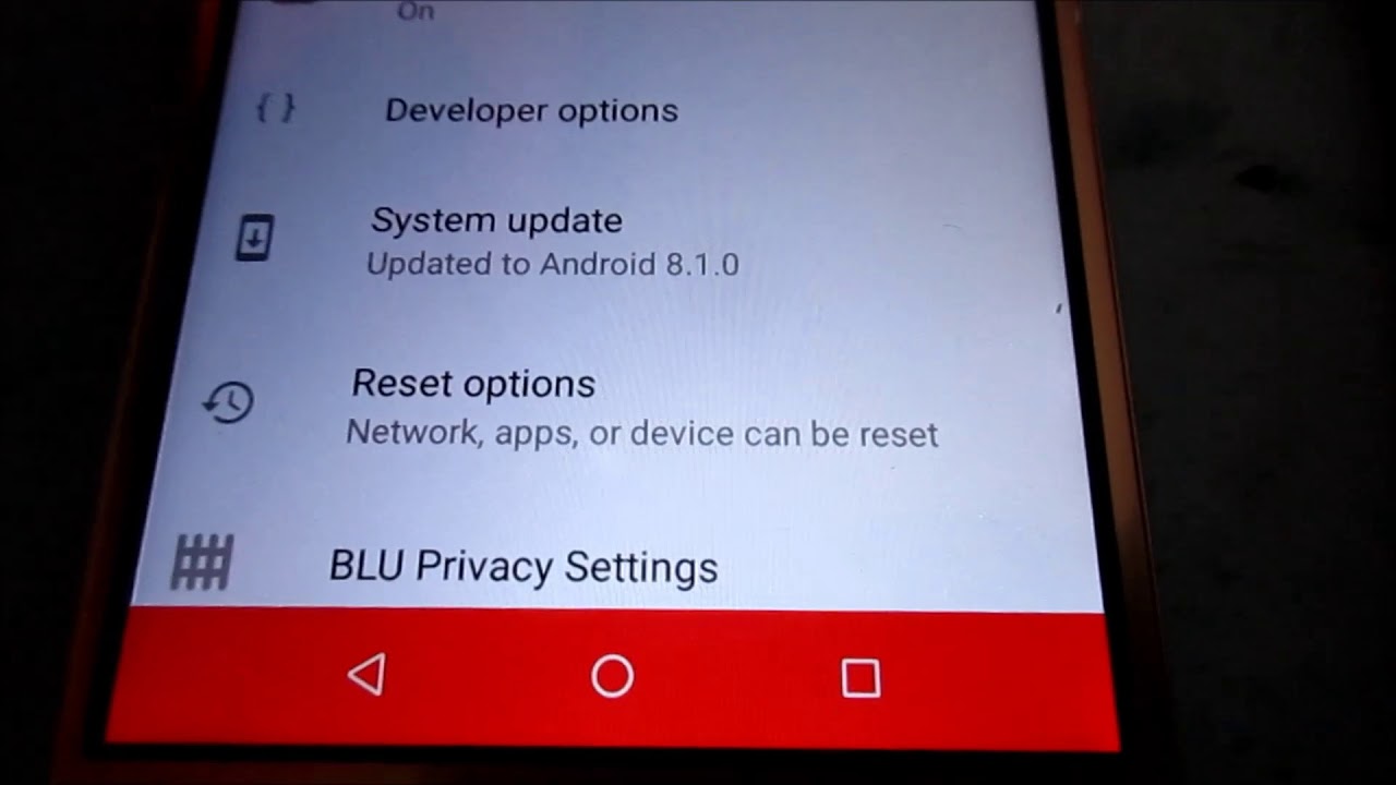 How Turn On Developer Option On Blu Phones