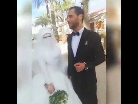 عريس بيغني اغنية ماهر زين لعروسته المنتقبه قولوا ماشاء الله