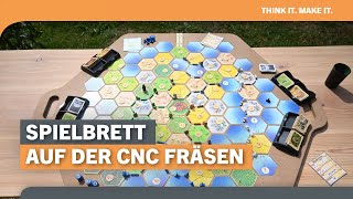 Cnc-Holzprojekt Klappbares Strategiespiel-Brett Mit Der Stepcraft M.1000 Gefräst